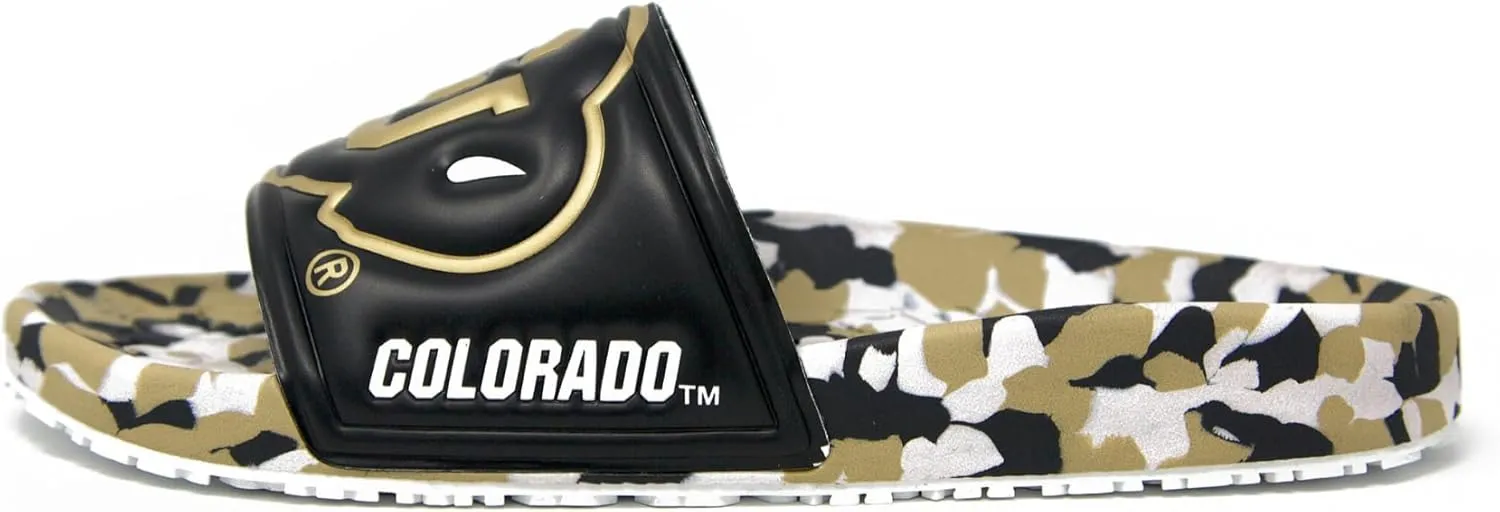 Hype NCAA Team Graphic and Color Unisex Quick Dry Slydr Sandal