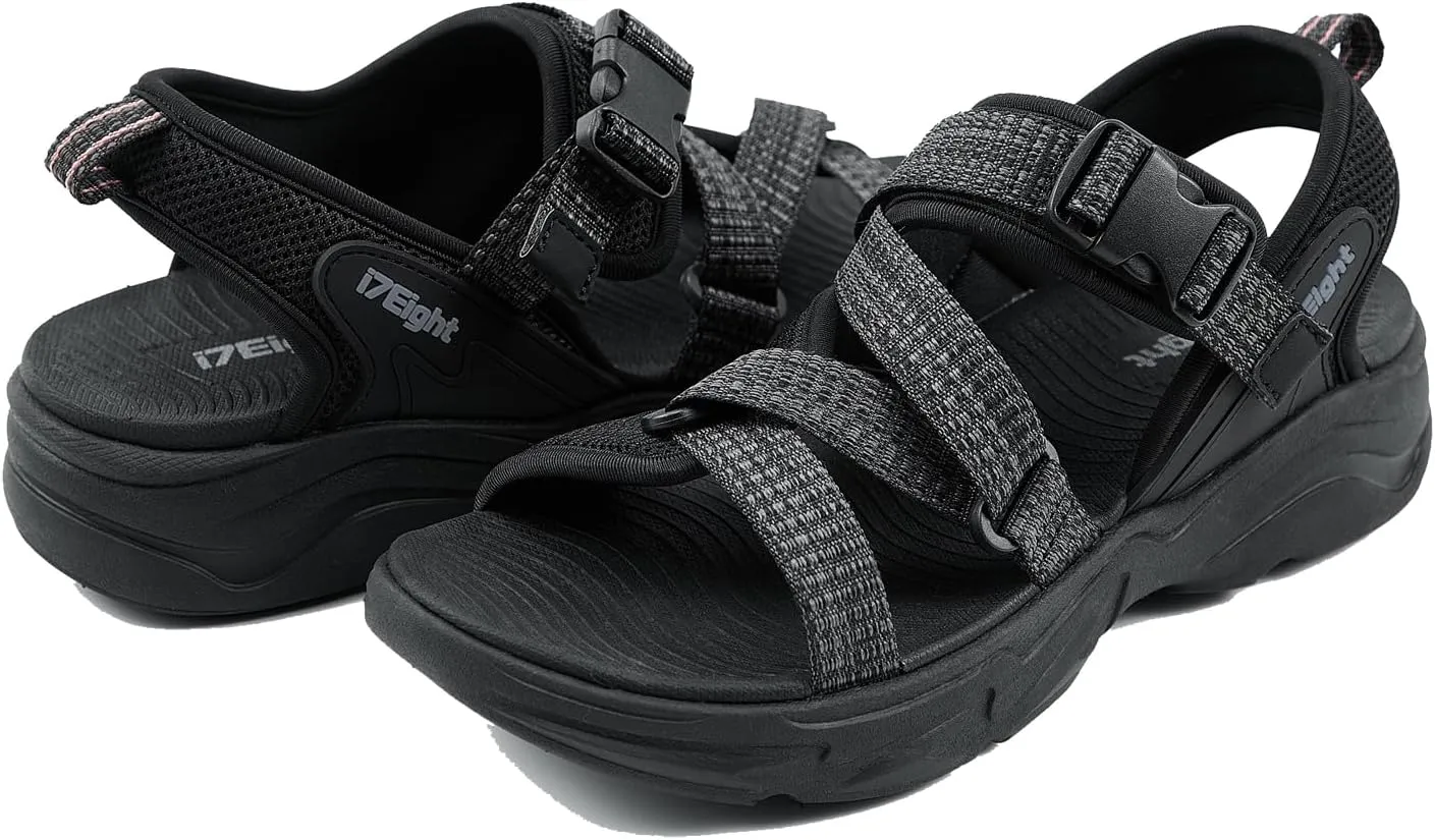 i78 Women’s Sandals LightWeight Comfort Soft Cushioning Footbed Sports Athletic Casual for Outdoor Walking Hiking