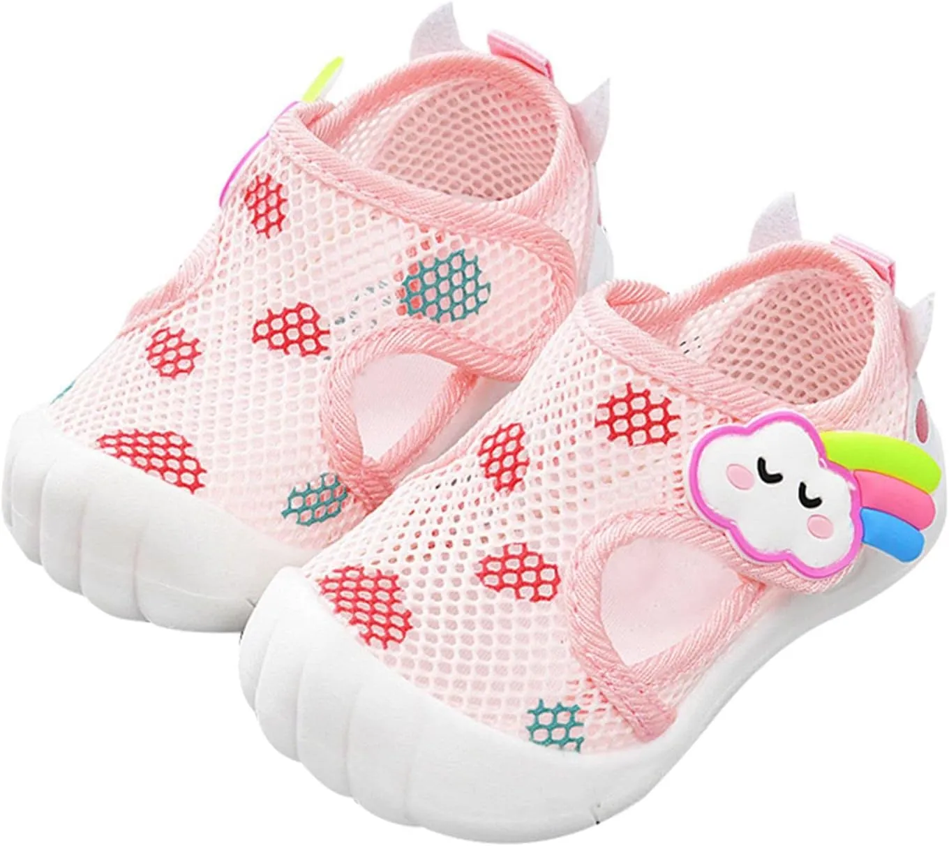 Infant Toddler Girls Boys Shoes Sandals Flat Bottom Non Slip Half Open Toe Slip Summer Breathable Baby Girl Dress