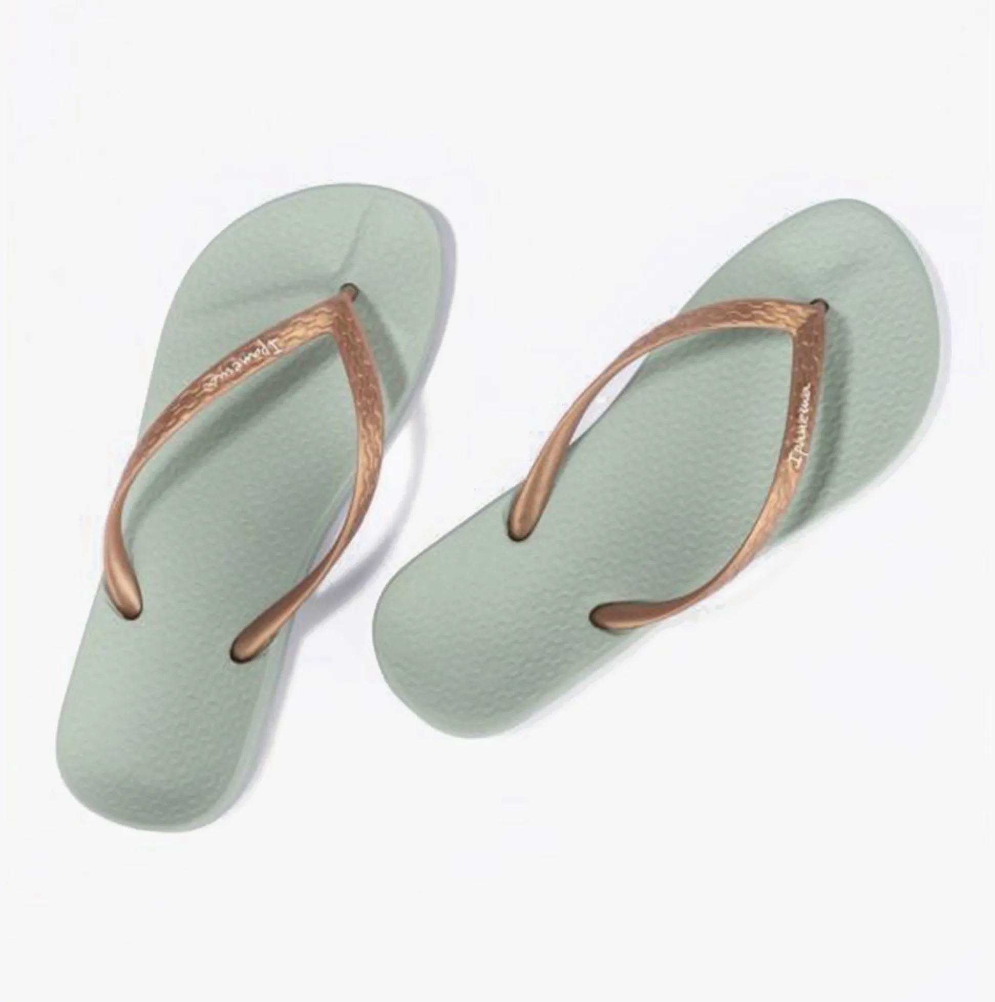 Ipanema ANATOMICA TAN Womens Flip Flops Gold Mint