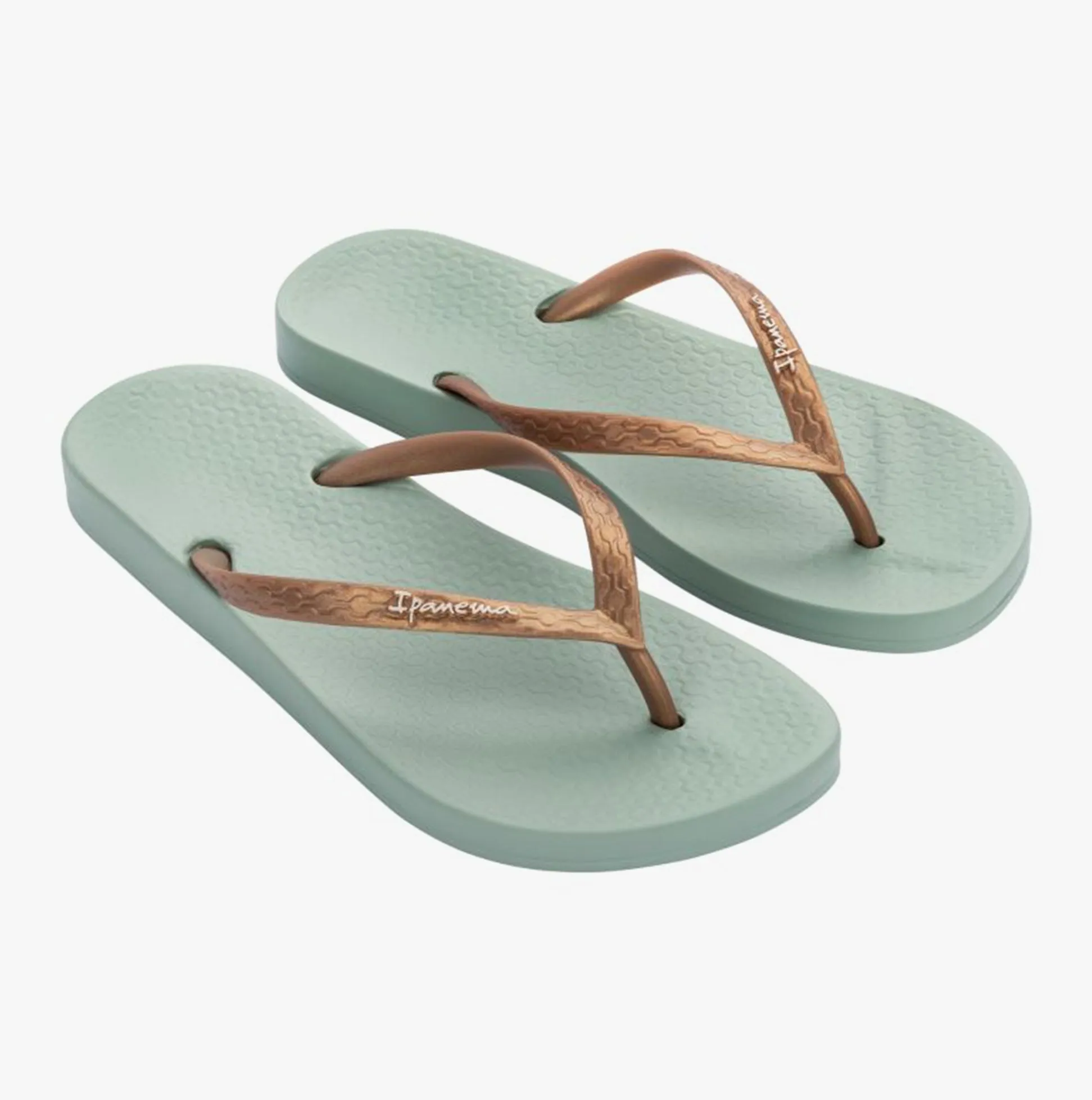 Ipanema ANATOMICA TAN Womens Flip Flops Gold Mint