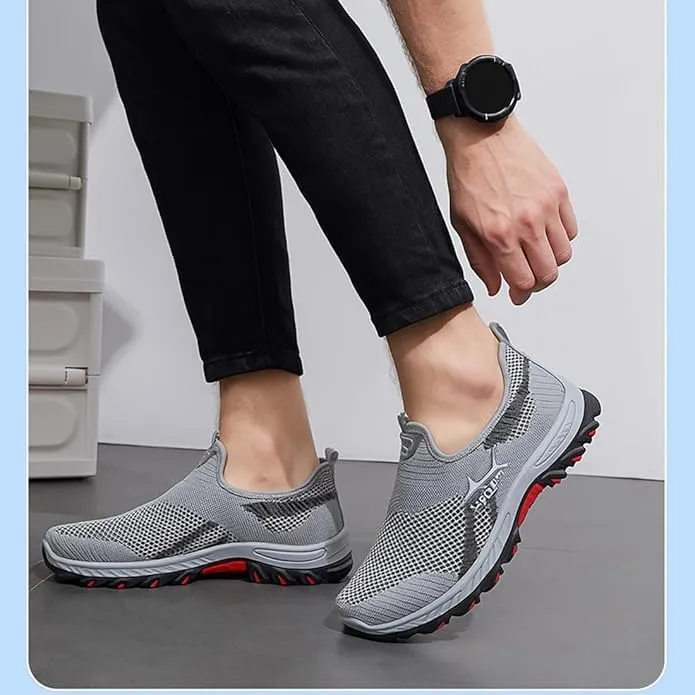 Jarv Cooling Comfort Sneaker, Atlacoast Breathable Soft Bottom Anti-Slip Slip On Walking Shoes for Walking Casual Wear