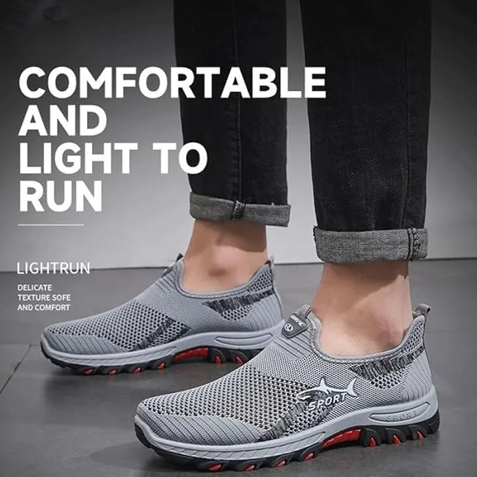 Jarv Cooling Comfort Sneaker, Atlacoast Breathable Soft Bottom Anti-Slip Slip On Walking Shoes for Walking Casual Wear