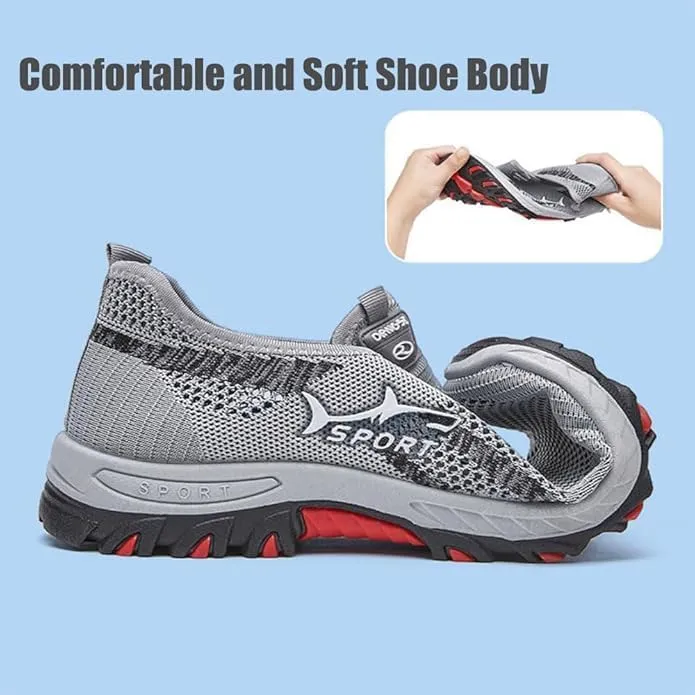 Jarv Cooling Comfort Sneaker, Atlacoast Breathable Soft Bottom Anti-Slip Slip On Walking Shoes for Walking Casual Wear