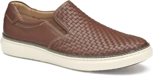 Johnston & Murphy Men's McGuffey Woven Slip-On Shoe | Classic Lightweight Sneaker