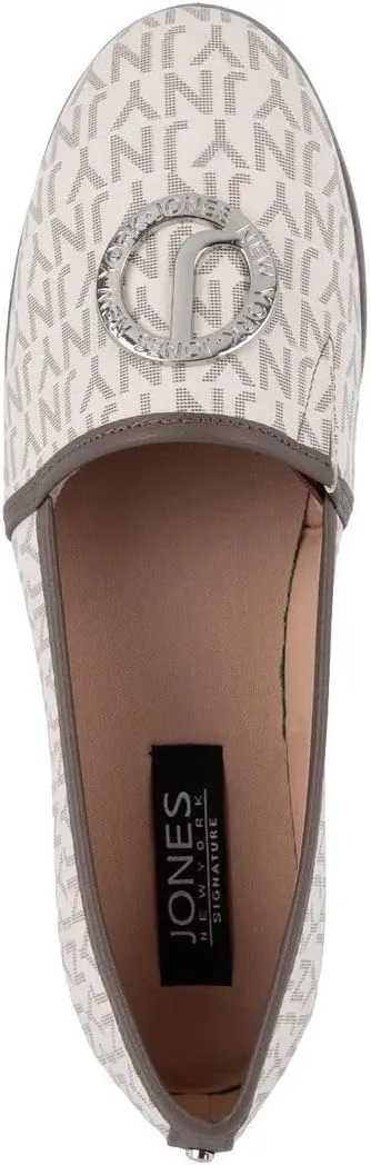 Jones New York Women's Loafer – Casual Slip-On Flat Shoes, Comfortable Round Toe, Available in Wide/Medium Widths