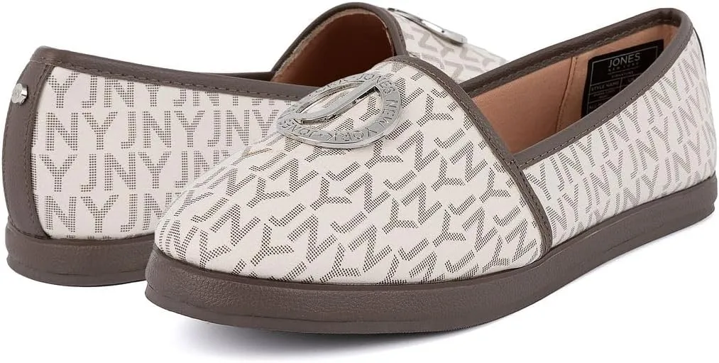 Jones New York Women's Loafer – Casual Slip-On Flat Shoes, Comfortable Round Toe, Available in Wide/Medium Widths
