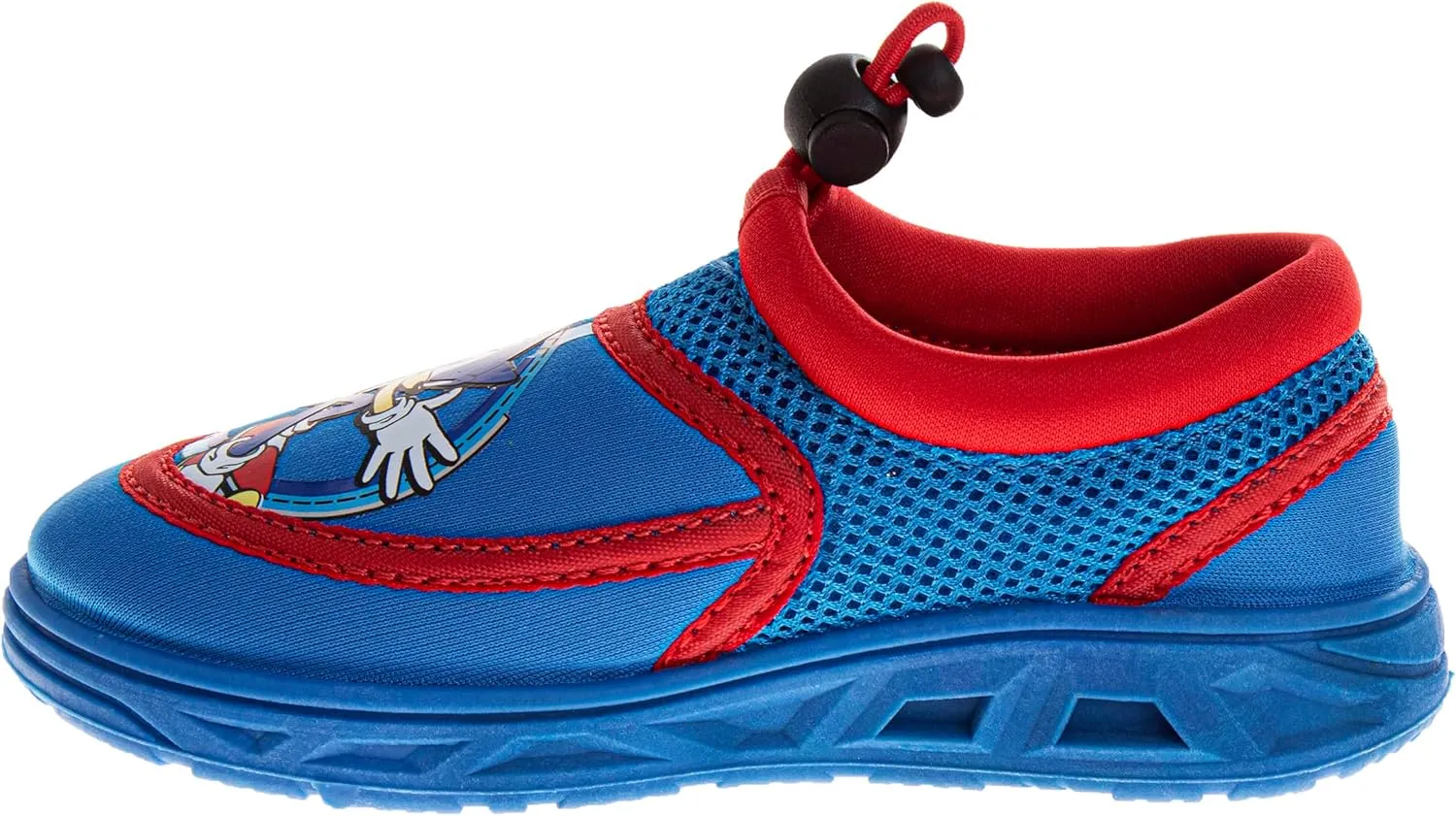 Josmo Kids Sonic Water Shoes for Boys - Pool Aqua Socks Slip On Quick Dry (5-10 Toddlers / 11-12 Little Kids)