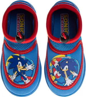 Josmo Kids Sonic Water Shoes for Boys - Pool Aqua Socks Slip On Quick Dry (5-10 Toddlers / 11-12 Little Kids)