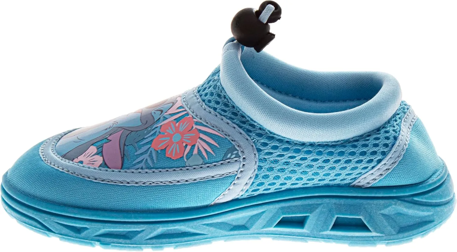 Josmo Kids Stitch Water Shoes for Girls - Pool Aqua Socks Slip On Quick Dry (5-10 Toddlers / 11-12 Little Kids)