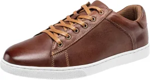 Jousen Men' s Casual Shoes Leather Dress Sneakers Business Casual Shoes for Men Breathable Fashion Sneakers