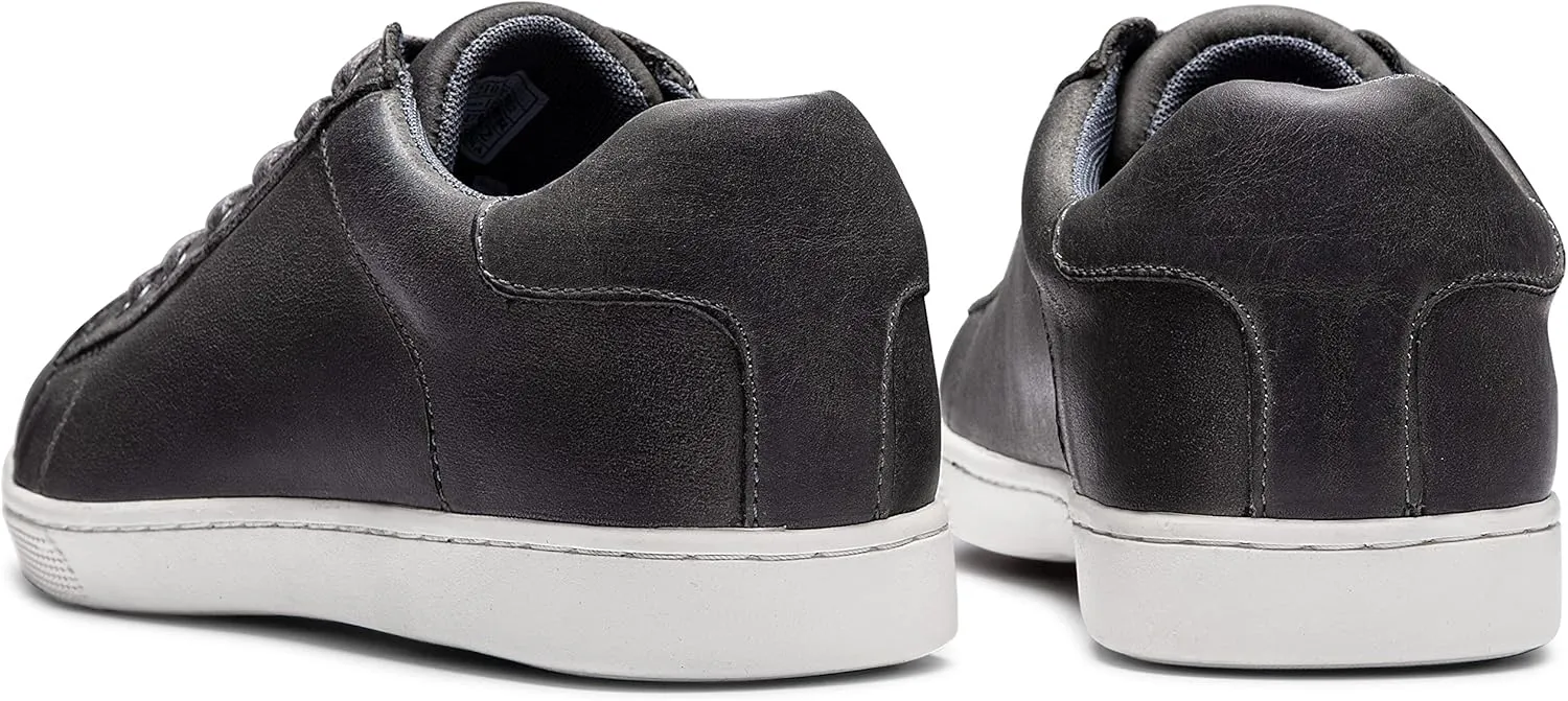 Jousen Men' s Casual Shoes Leather Dress Sneakers Business Casual Shoes for Men Breathable Fashion Sneakers