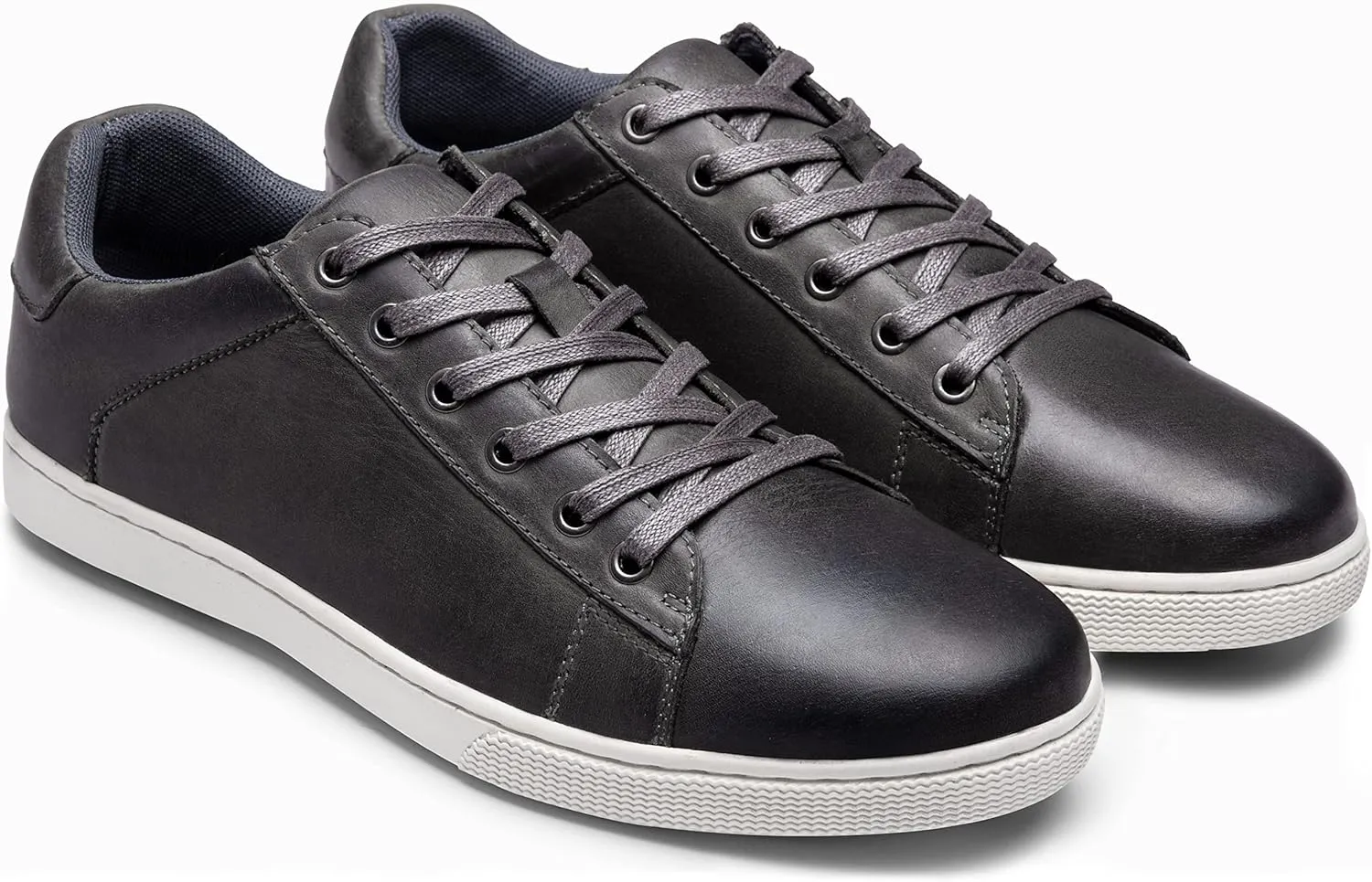 Jousen Men' s Casual Shoes Leather Dress Sneakers Business Casual Shoes for Men Breathable Fashion Sneakers