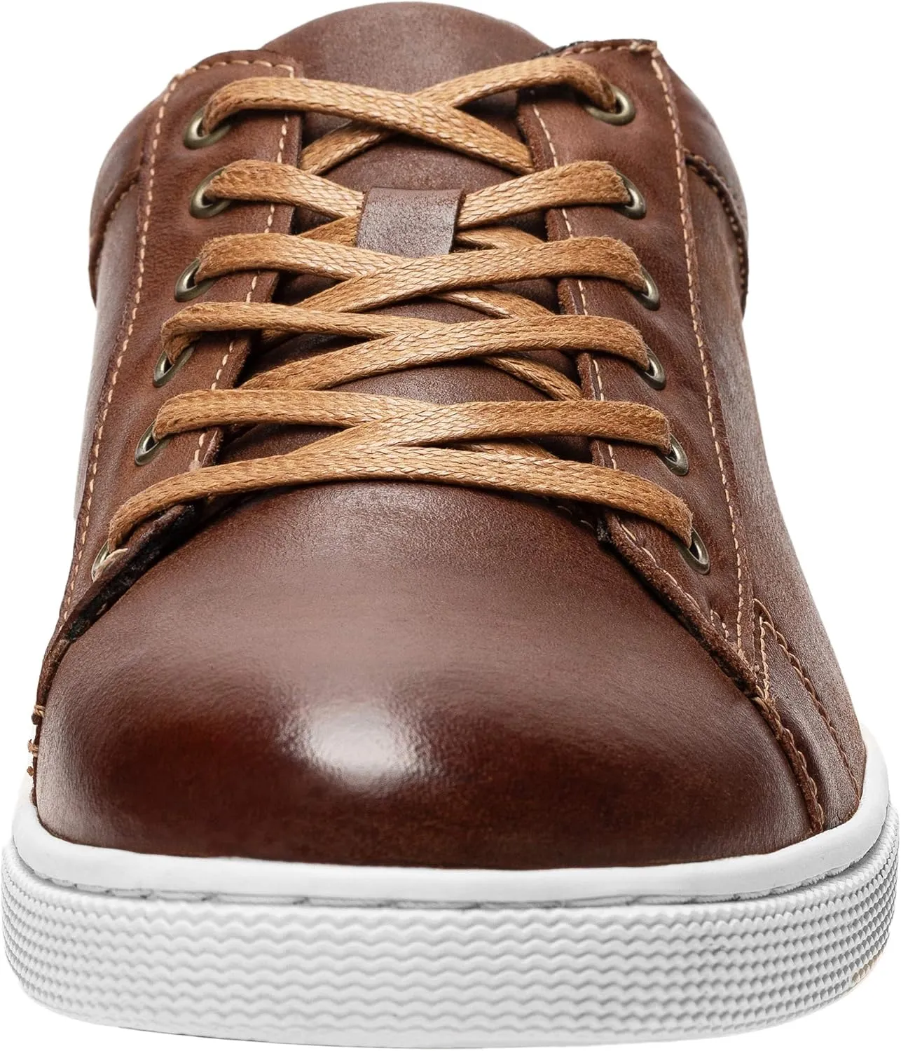 Jousen Men' s Casual Shoes Leather Dress Sneakers Business Casual Shoes for Men Breathable Fashion Sneakers
