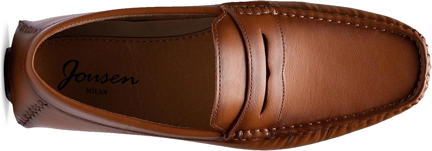 Jousen Men's Loafers Casual Slip On Shoes Soft Penny Loafers for Men Lightweight Driving Boat Shoes