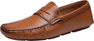 Jousen Men's Loafers Casual Slip On Shoes Soft Penny Loafers for Men Lightweight Driving Boat Shoes