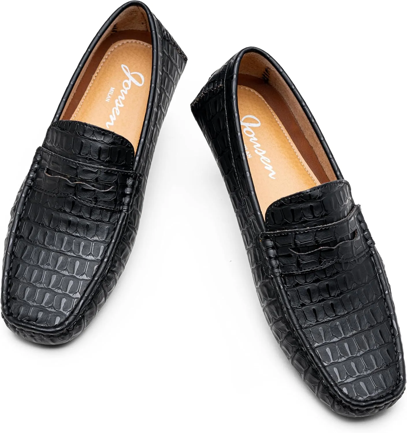 Jousen Men's Loafers Slip on Casual Shoes for Men Penny Loafer Driving Shoe