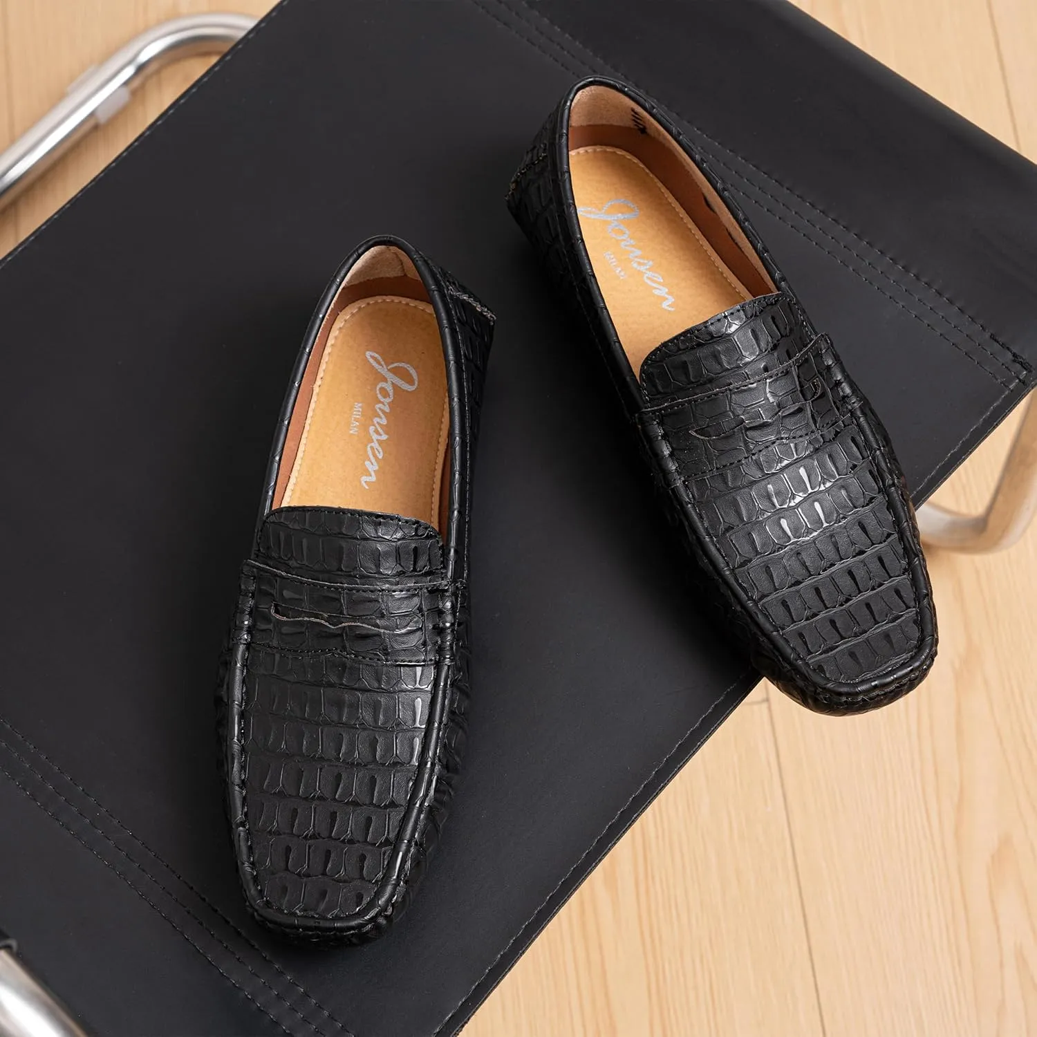 Jousen Men's Loafers Slip on Casual Shoes for Men Penny Loafer Driving Shoe