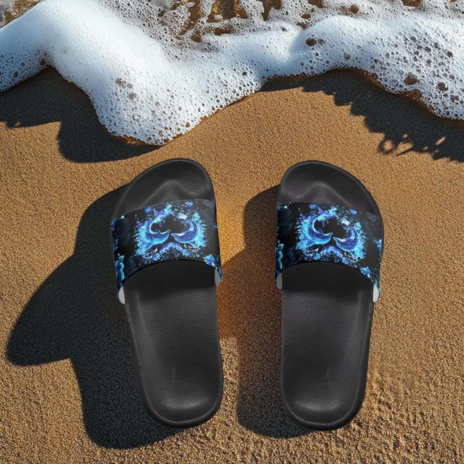 JoyLamoria Animal Design Sandals House Slides Women Cloud Slippers Soft Cushioned Non-Slip Summer Beach Pool Indoor Outdoor Lightweight Cozy