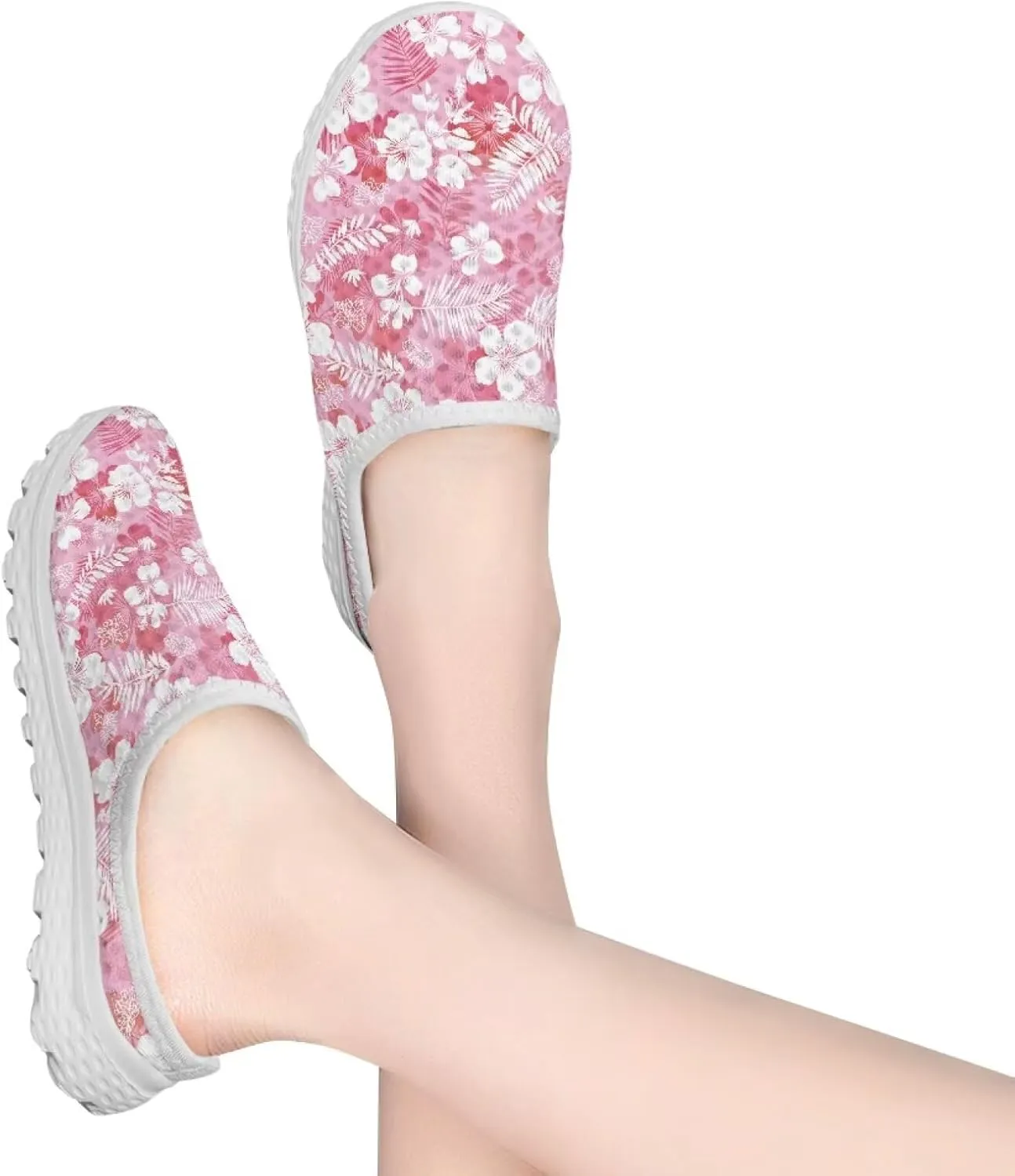 JoyLamoria Animal Pattern House Womens Shoes Mule Flower Lightweight Clog Fashion Comfortable Walking Backless Sport Sneakers
