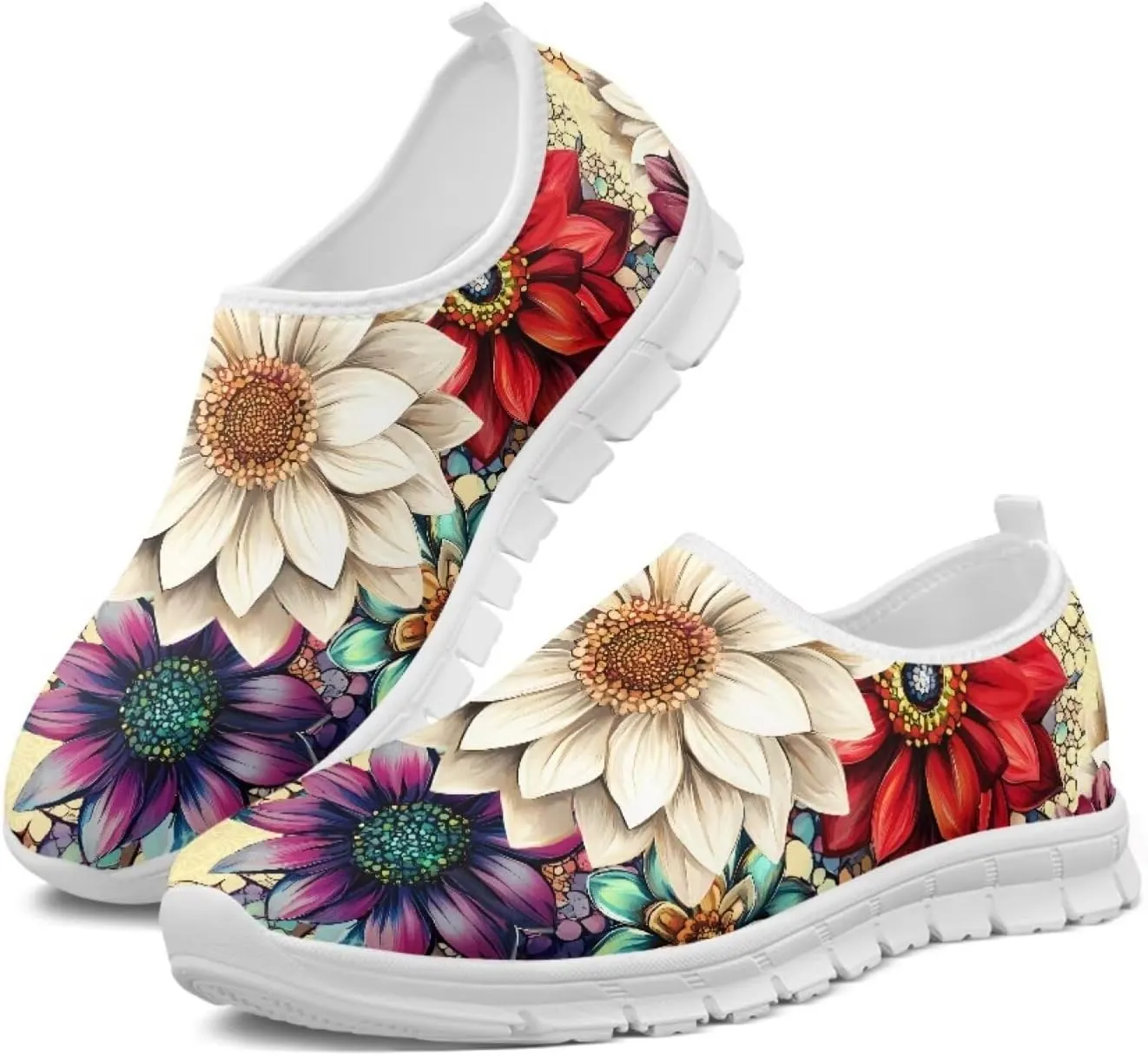 JoyLamoria Hummingbird Sneakers Low Top Flats Loafer Lightweight Walking Travel Shoes Girls 2025 Fashion Boat Shoes