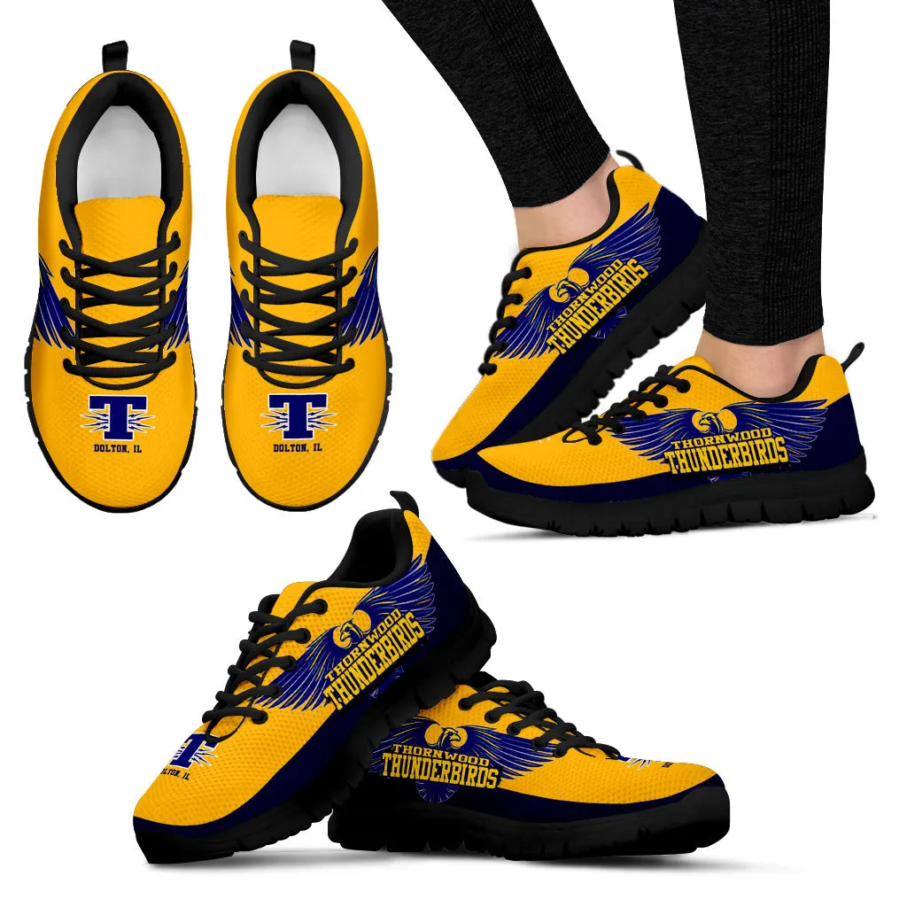 JZP-Thornwood-Thunderbirds Womens Sneaker Gold