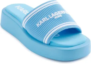 Karl Lagerfeld Paris Women's Cushioned Insole Everyday Ohare-Platform Slide Sandal