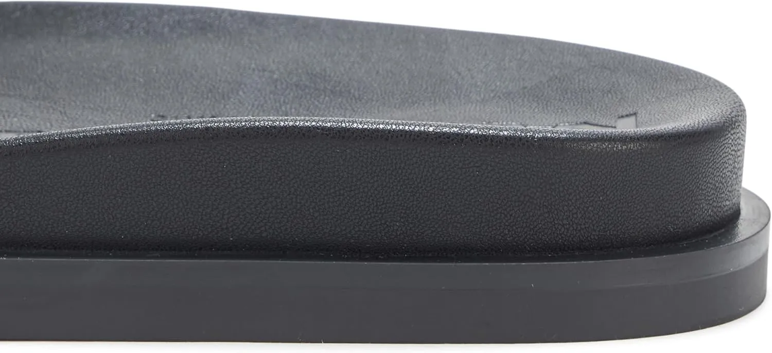 KARL LAGERFELD Women's Everyday Cushioned Insole Hazlet-Flat Slide Sandal