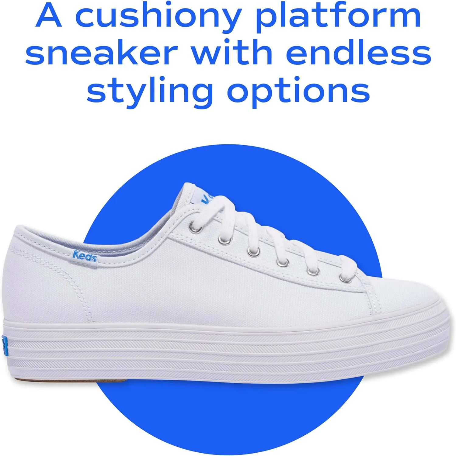 Keds Women's Triple Kick Canvas Sneaker