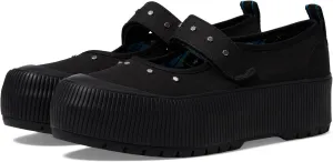 Keds Women's X Monster High Mary Jane Flat, Black, 6