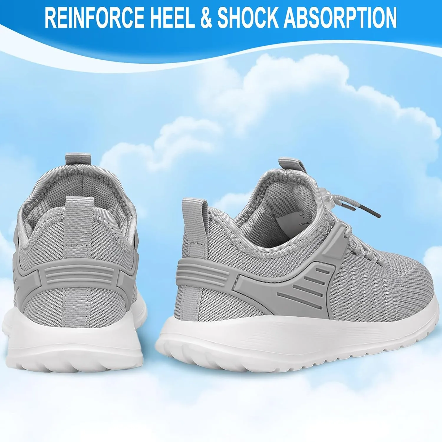 KESCOO Boys Girls Sneakers Kids Tennis Shoes Lightweight Breathable Students Sports Athletic Running Shoes for Little/Big Kid