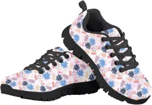 Kid Purple Girls Shoes Running Sports Sneakers Black Sole