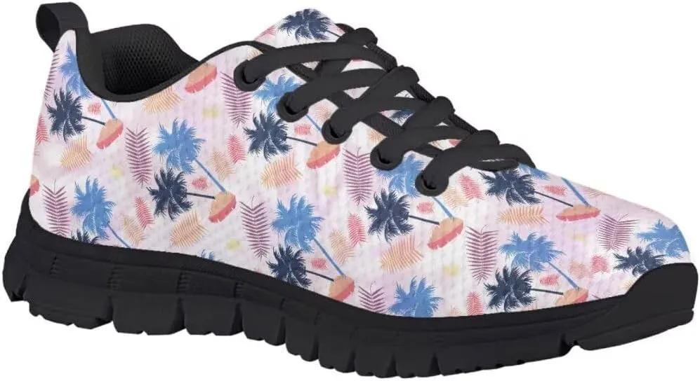 Kid Purple Girls Shoes Running Sports Sneakers Black Sole