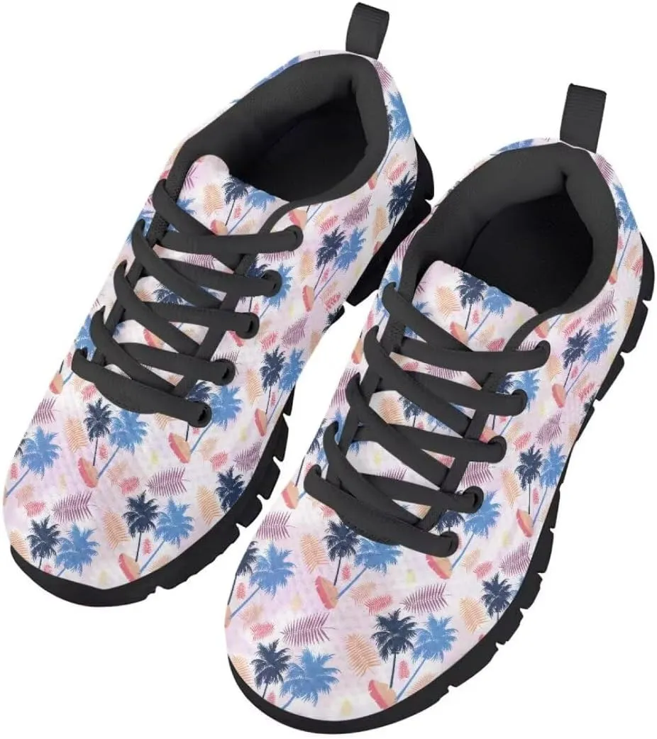 Kid Purple Girls Shoes Running Sports Sneakers Black Sole
