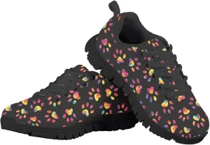 Kids Lightweight Breathable Walking Shoes Girls Washable Athletic Running Shoes Fashion Lace-up Sneaker