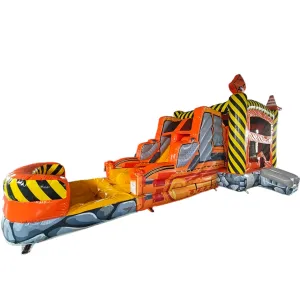KidStruction Dual Lane Bounce House with Slide (Wet/Dry)
