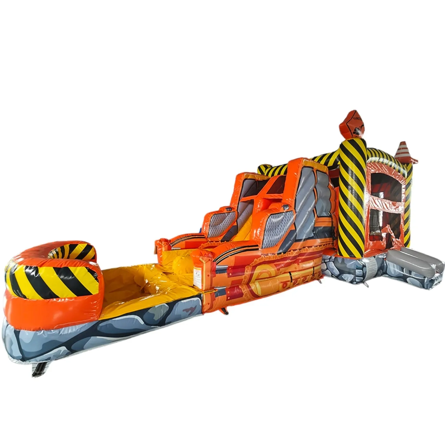 KidStruction Dual Lane Bounce House with Slide (Wet/Dry)