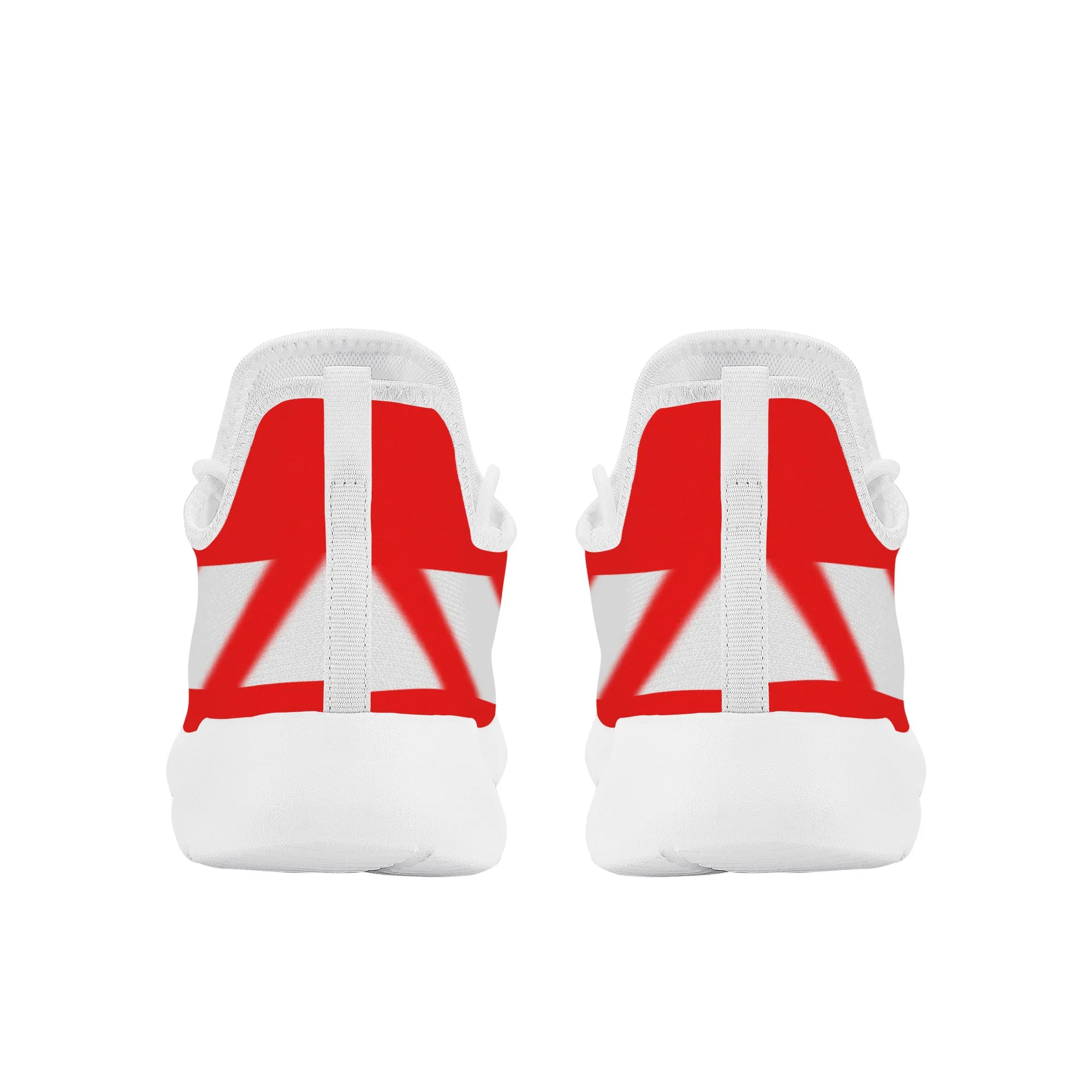 Korean Lightweight Mesh Knit Sneaker - White