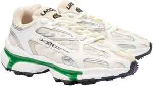 Lacoste Women's L003 2K24 Trainers, White & Green, 8.5