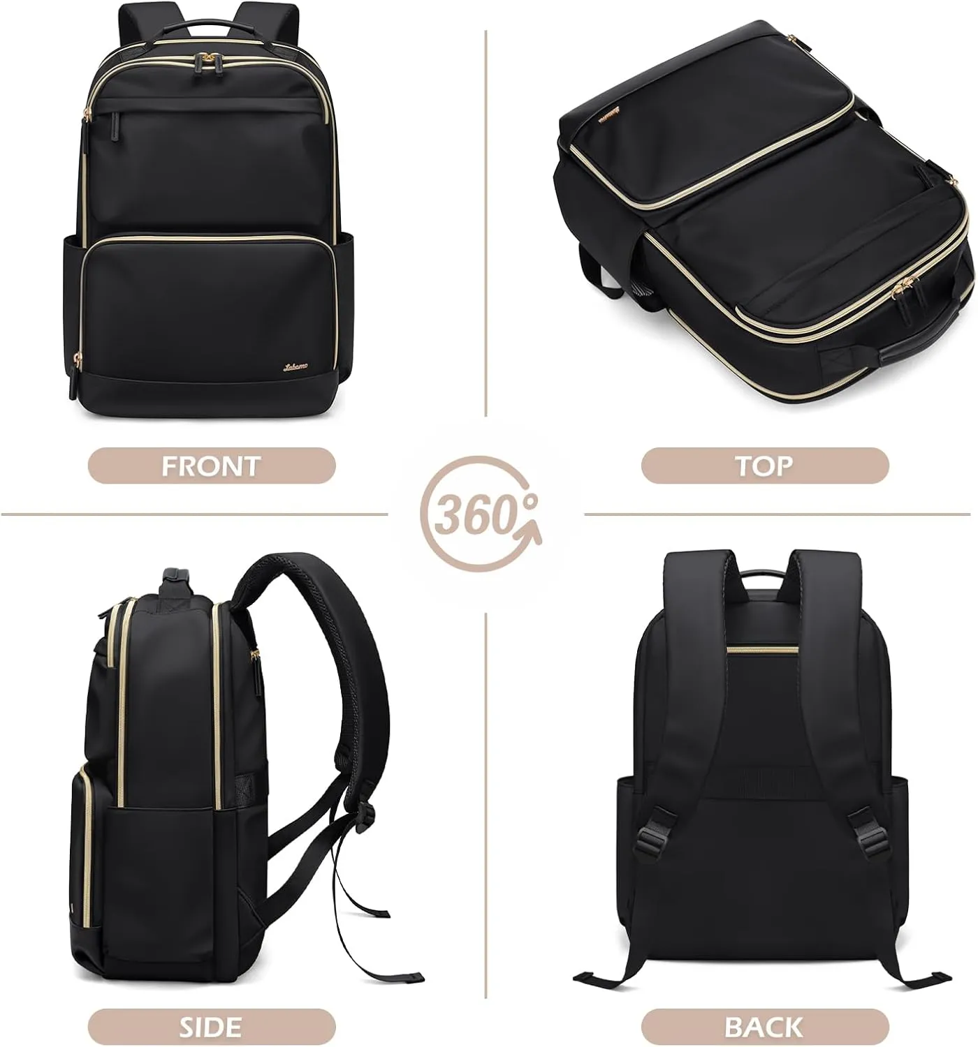 Laptop Backpack for Women Men 16 Inch Laptop Bookbag Waterproof Bags Computer Adult Backpacks Business Daily Purse Bag with Laptop Compartment