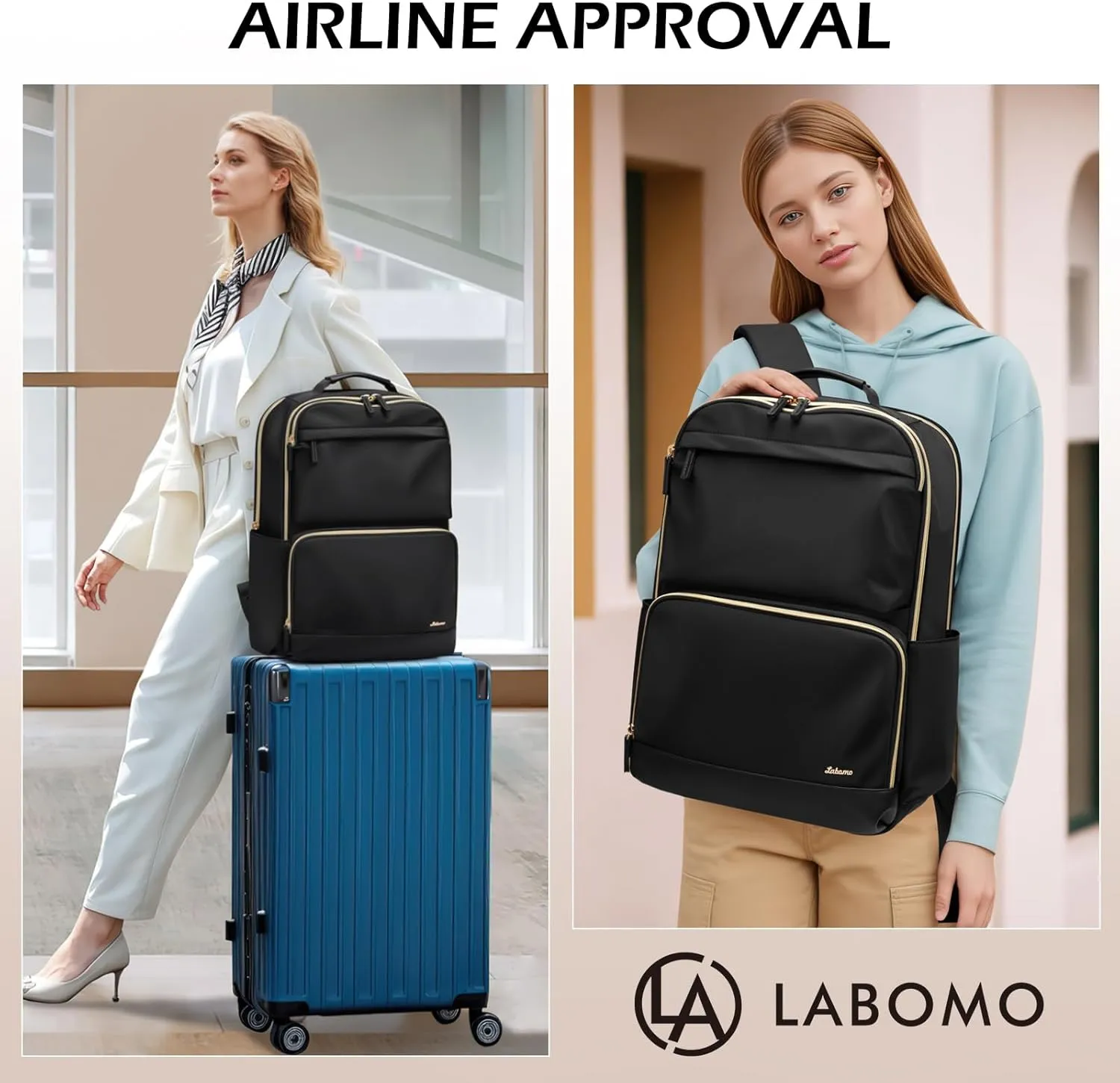 Laptop Backpack for Women Men 16 Inch Laptop Bookbag Waterproof Bags Computer Adult Backpacks Business Daily Purse Bag with Laptop Compartment