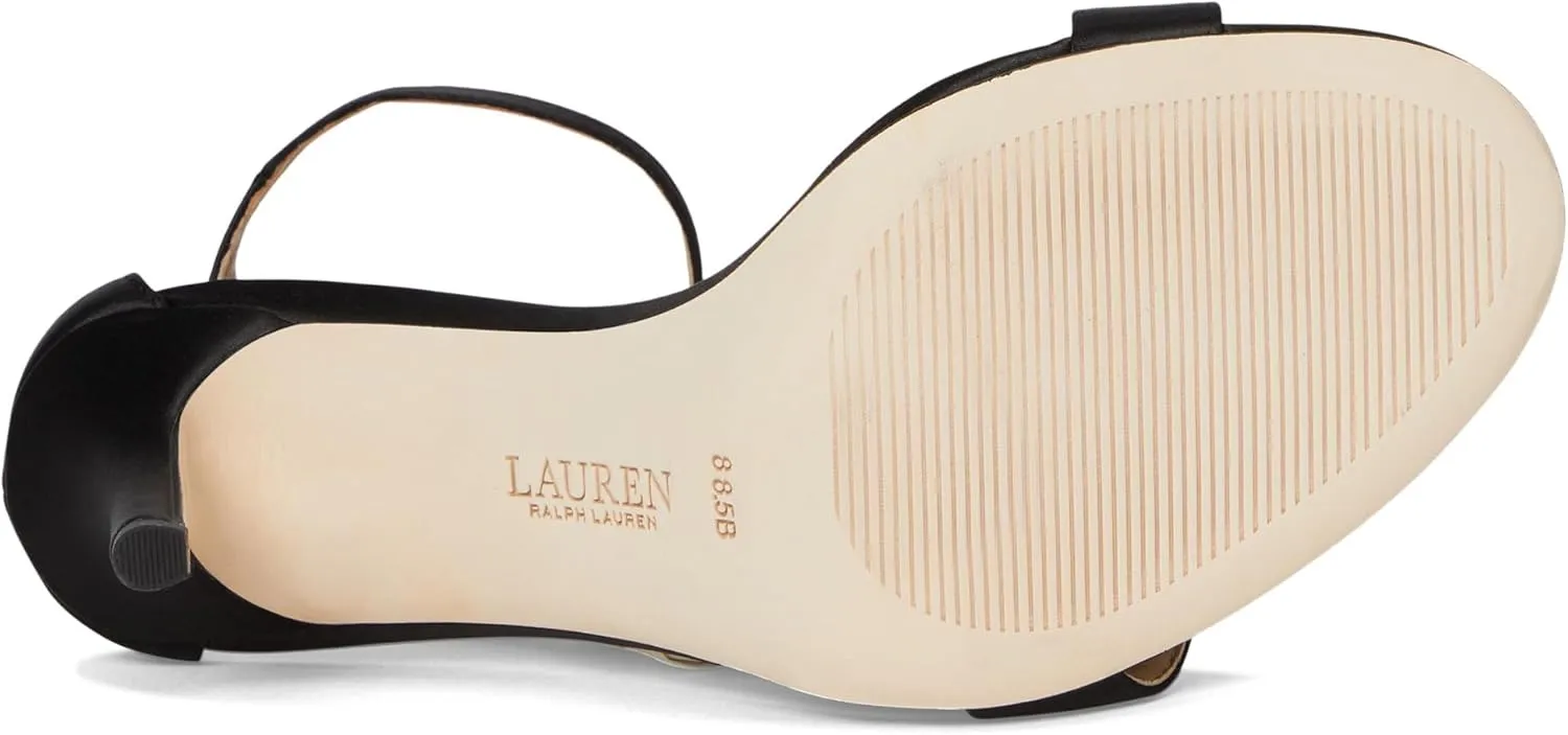 Lauren Ralph Lauren Women's Allie Bow-Trim Satin Sandal