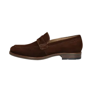 Leder Slip on dunkelbraun