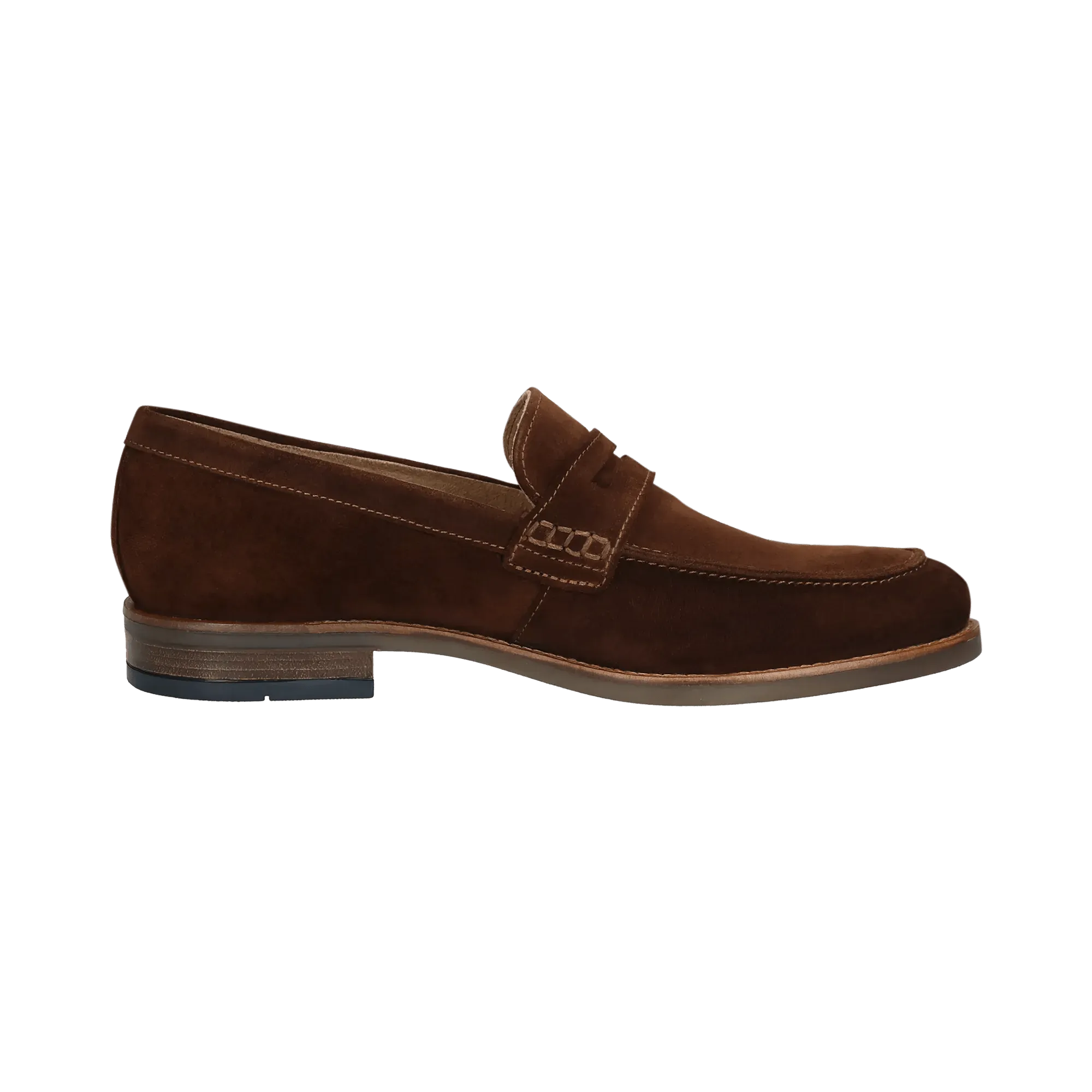 Leder Slip on dunkelbraun