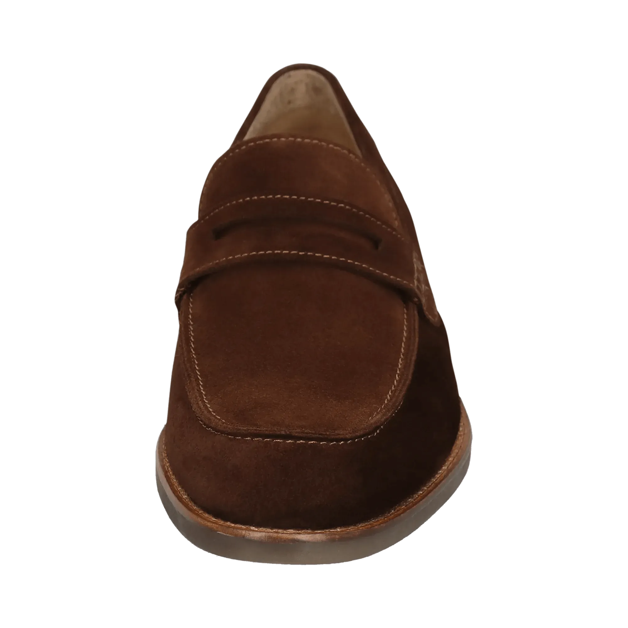 Leder Slip on dunkelbraun