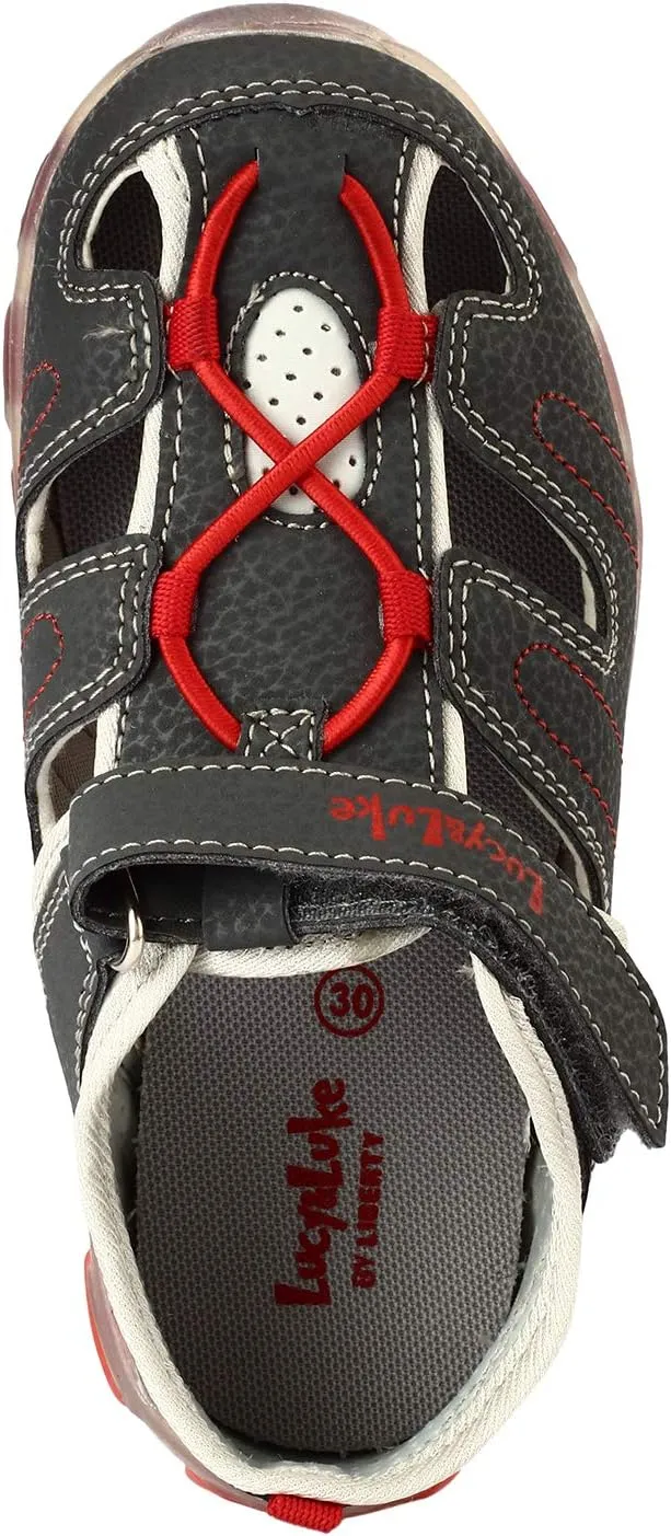 LIBERTYZENO Boys & Girls Manmade Leather Kids & Toddlers Adjustable Strap Fisherman Sandal Shoes for Prom Graduation