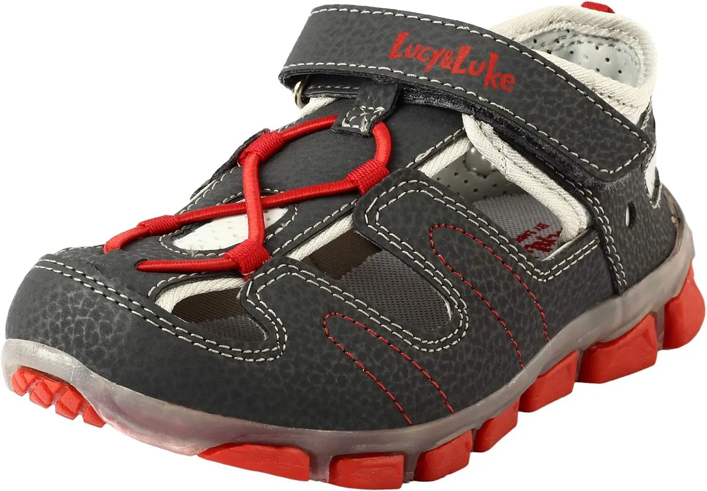 LIBERTYZENO Boys & Girls Manmade Leather Kids & Toddlers Adjustable Strap Fisherman Sandal Shoes for Prom Graduation