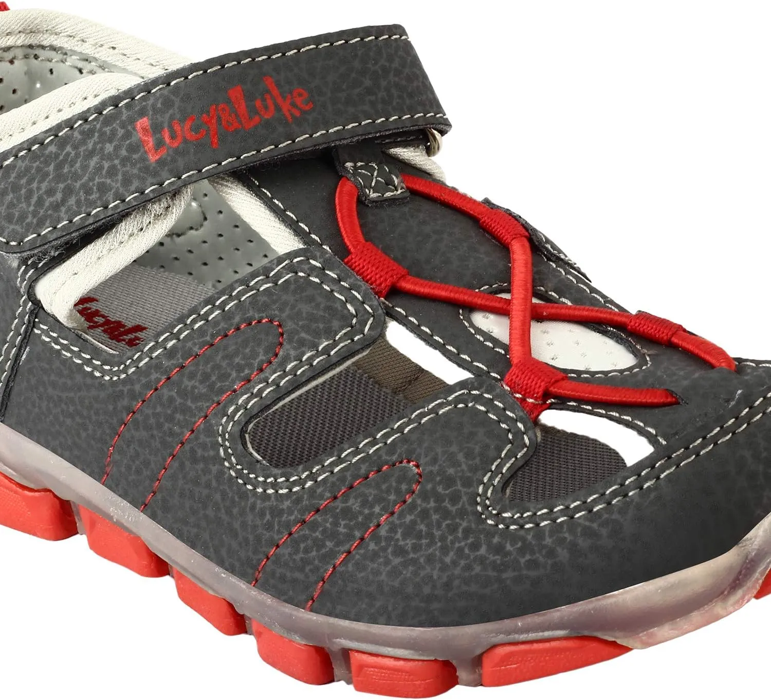 LIBERTYZENO Boys & Girls Manmade Leather Kids & Toddlers Adjustable Strap Fisherman Sandal Shoes for Prom Graduation