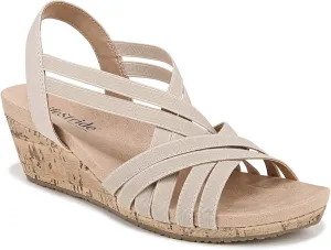 LifeStride Women's Mallory Strappy Wedge Sandal