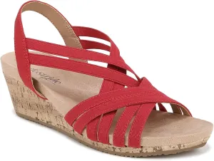 LifeStride Women's Mallory Strappy Wedge Sandals